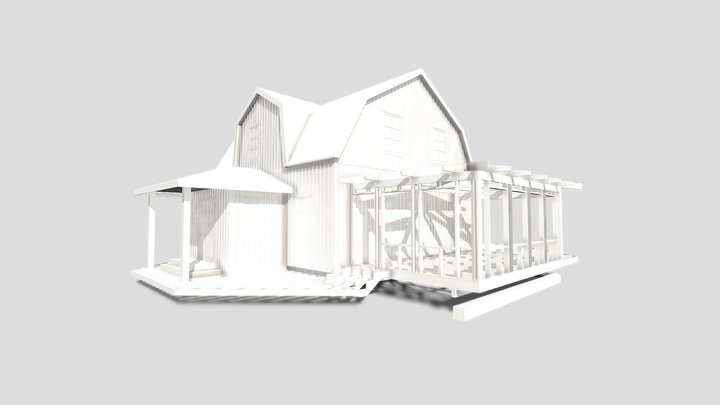 Altan och entré 3D Model