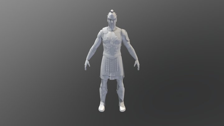 Gladiator Decimated 3D Model