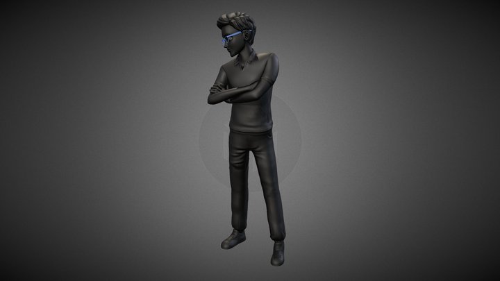 3D Human Character 3D Model