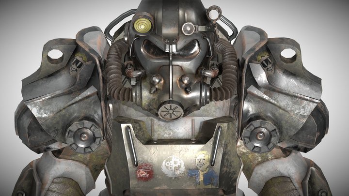 Power Armor T-60 3D Model