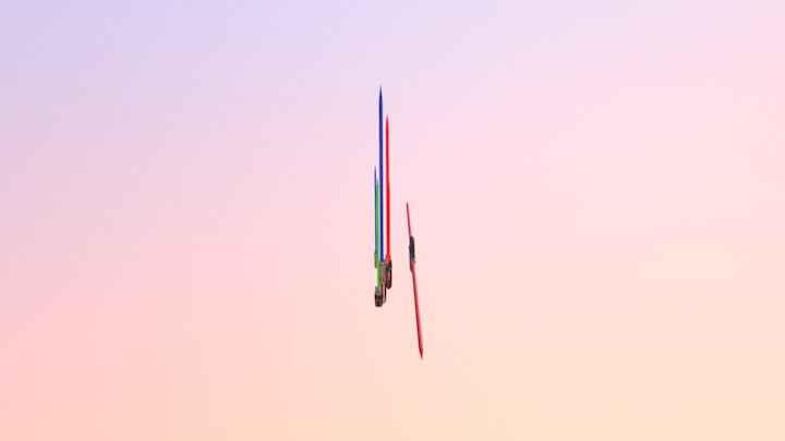 lightsabers 3D Model