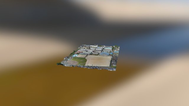 都城工業高校 3D Model