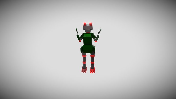 Hammerhead Robot 3D Model
