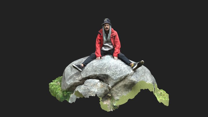 tom on the rocks 3D Model