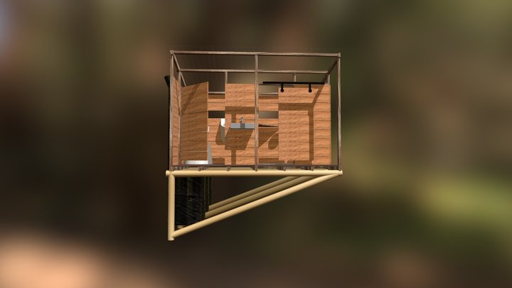 Modelo de baño seco 3D Model