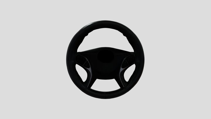 2011-2016 Hyundai Elantra Steering Wheel 3D Model