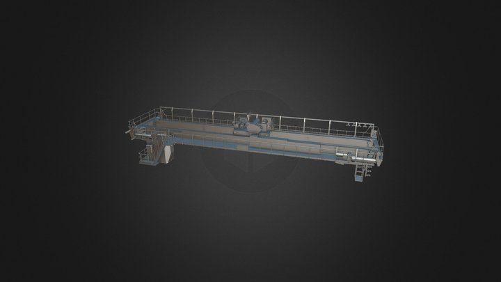 Bridge Crane (for the Raduk company) 3D Model
