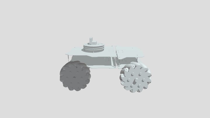 Mecanum GimBal Car Model 3D Model