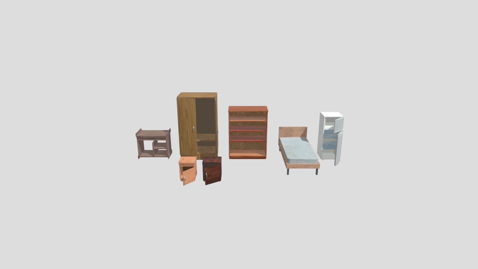 Props in rooms from the 90s (part2) - 3D model by Sirenos [274916d ...