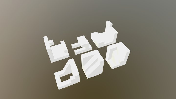 First Steps / First Model 3D Model
