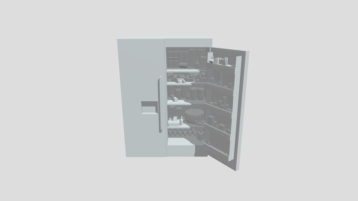 Холодильник (Блокинг) 3D Model