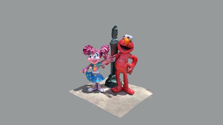 Elmo scan at Sea World Orlando 3D Model