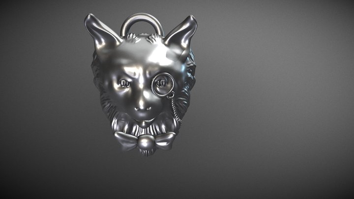 Cat Behemoth pendant 3D Model