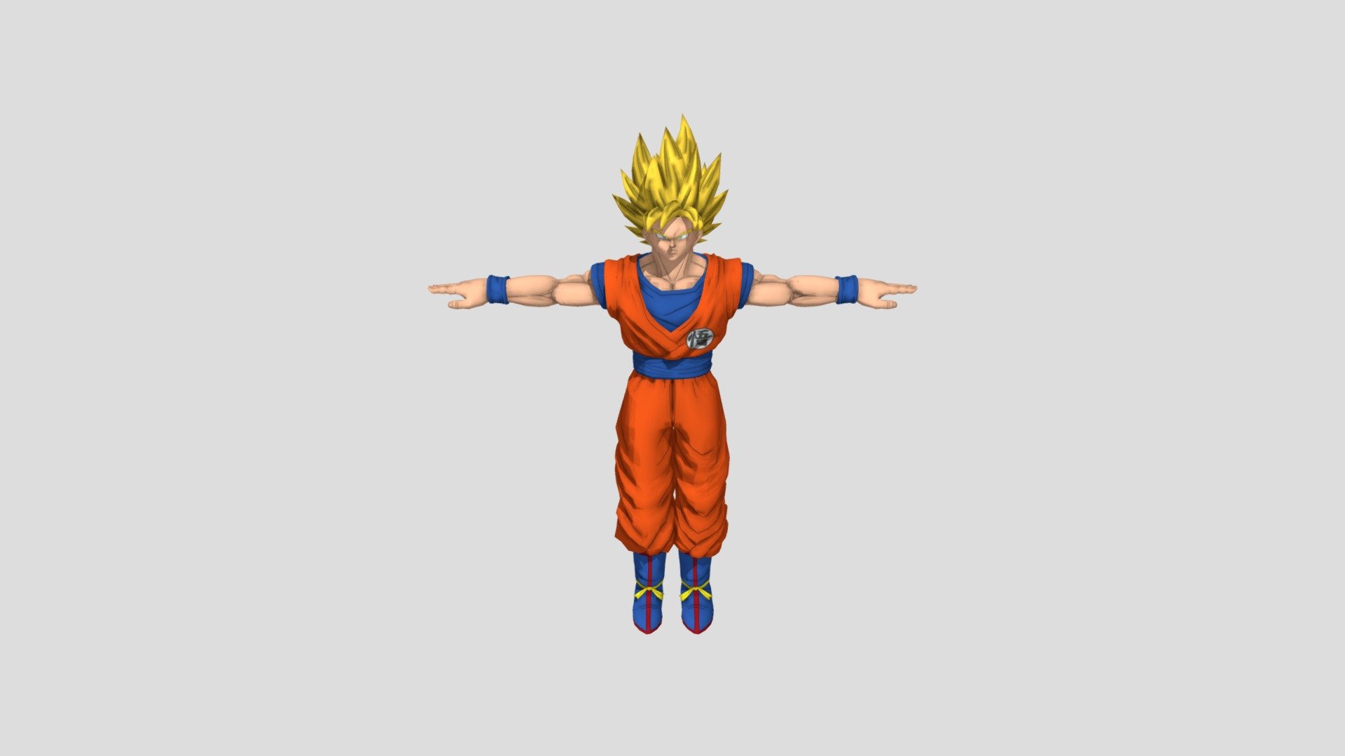 DX Figures - Modelagem 3D do Goku SSJ2 pela Demoniacal