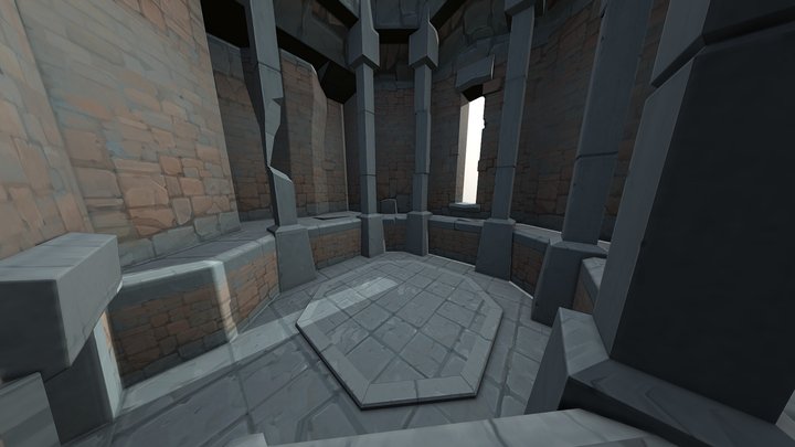 Round Table Room / empty / Mozilla Hubs