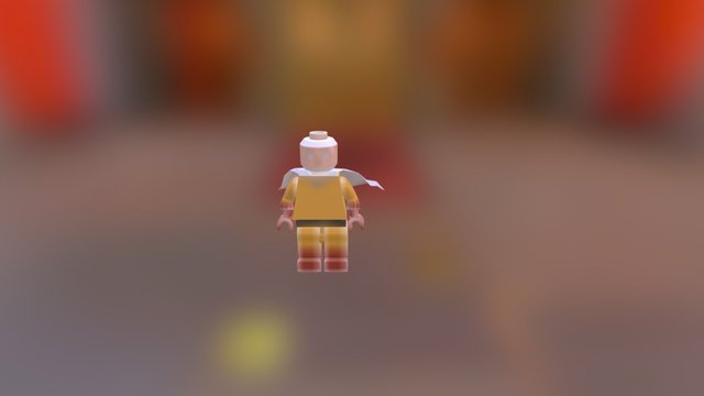 Lego Saitama 3D Model