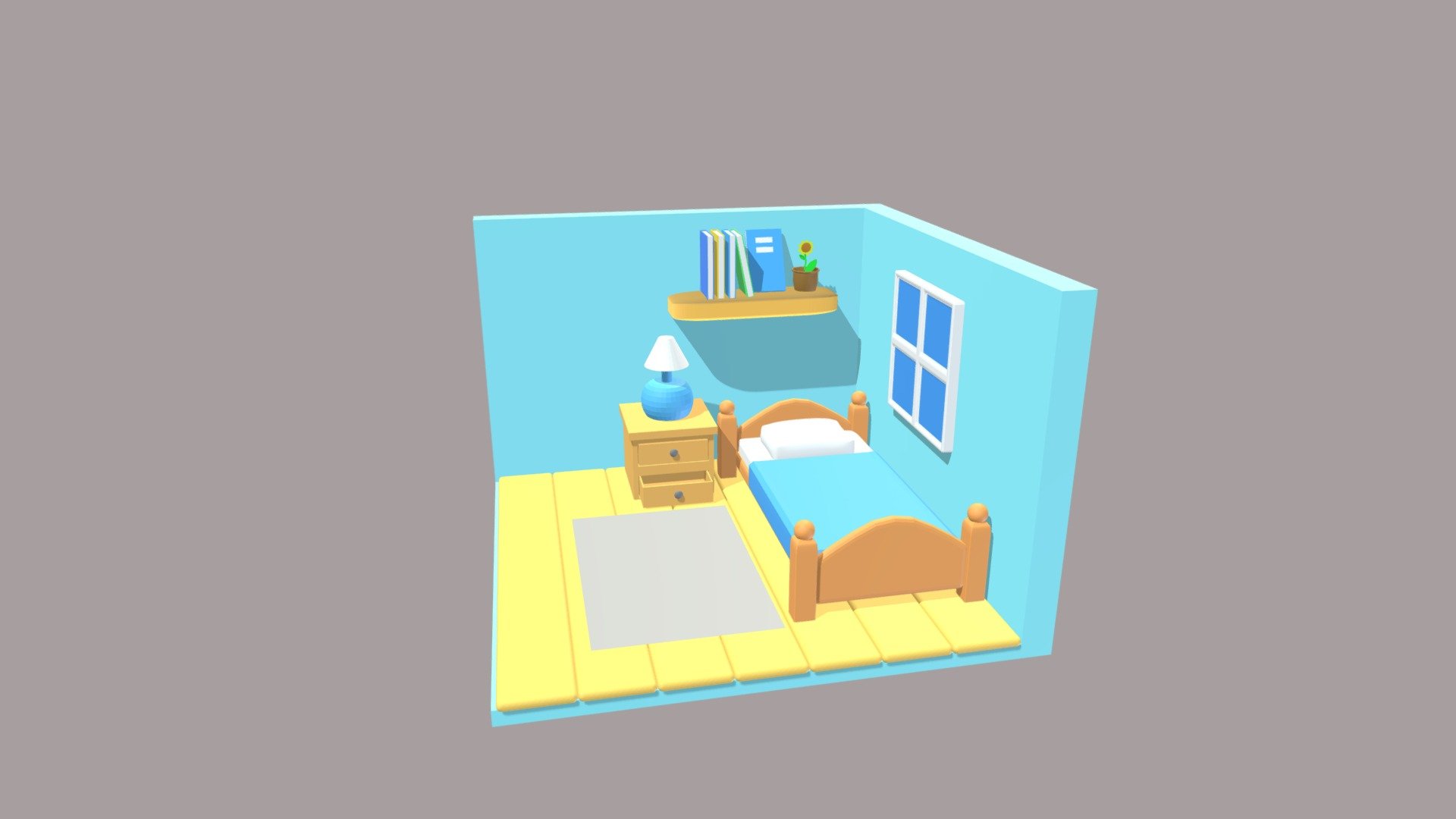 Bedroom 3d Model By Hamza Design Hamzabenmouni4 [274c3e5] Sketchfab