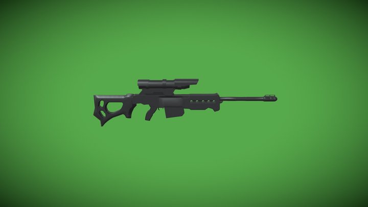 Sniper 3D Model