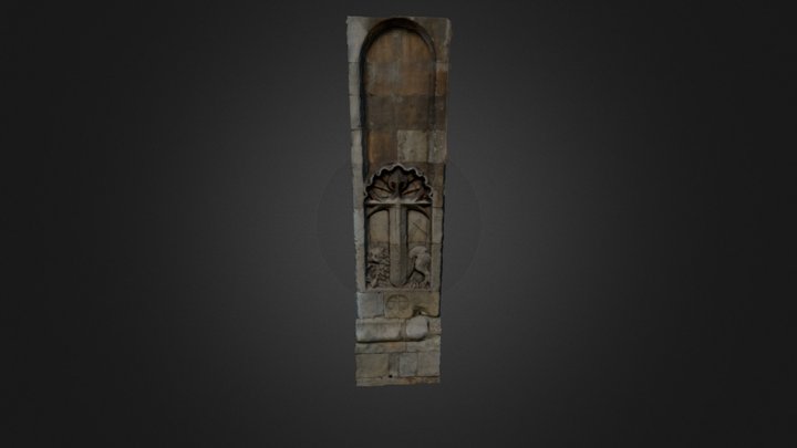 Detalle machón Convento de San Marcos. León. 3D Model