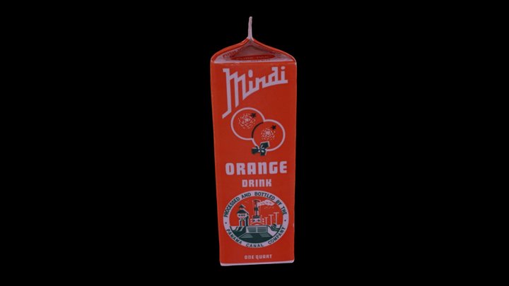 Mindi Orange Drink Carton (AA00097088_00001) 3D Model