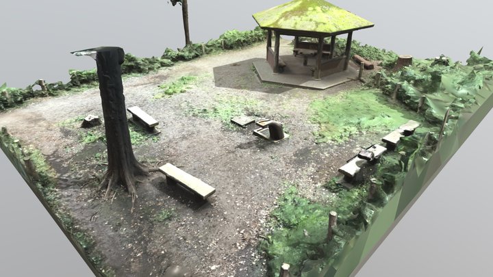 とある東屋 3D Model