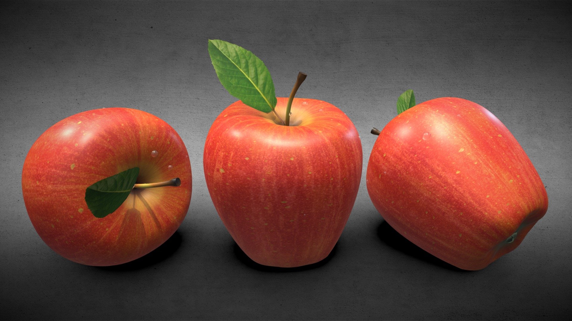 Realistic Apple - Buy Royalty Free 3D model by Nick Allan (@nickallan ...