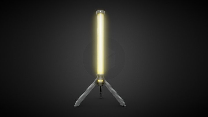 SCIFI Floor Lamp (University Assignment) 3D Model