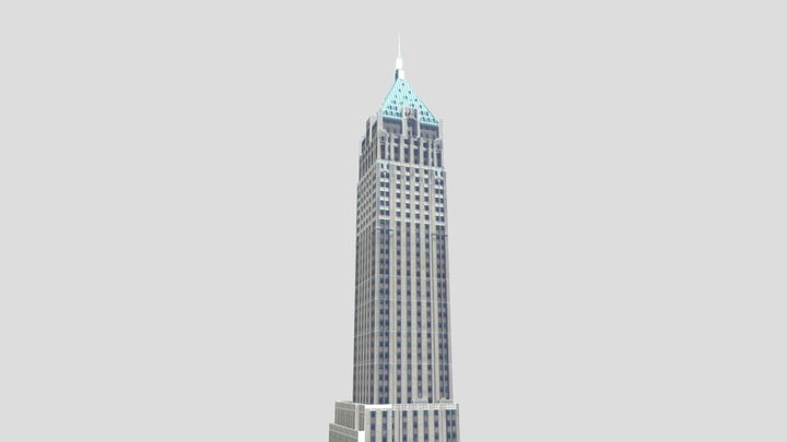 40 Wall Street - The Trump Building 3D Model