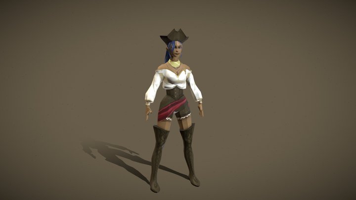 Gat140_ Kearvell_L_ Character 3D Model