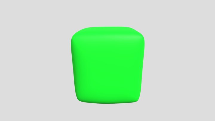 Confused Slime 3D Model