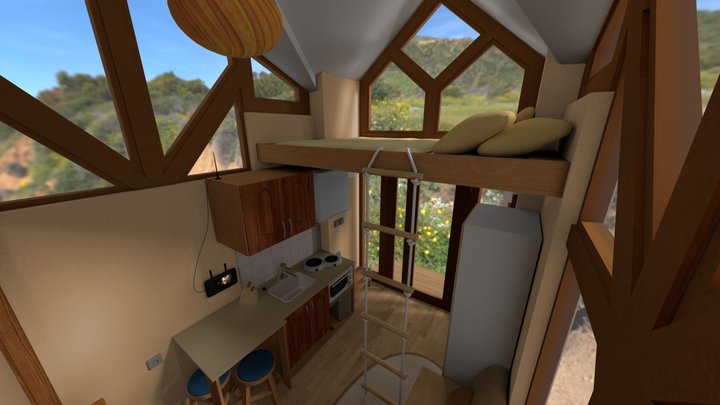 Tiny house 3D Model