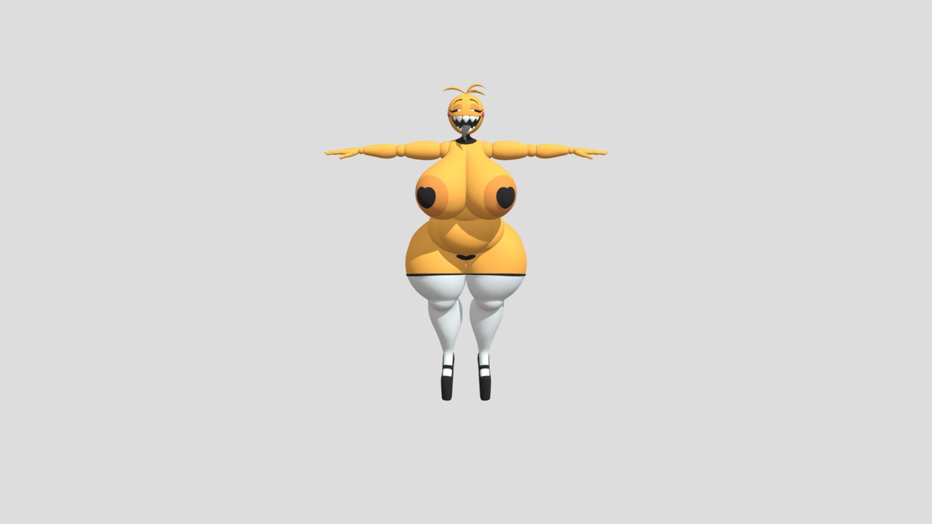 Toy Chica NSFW Model Cyanu Cyanide - Download Free 3D model by TopMans  (@TopMans) [274fd52]