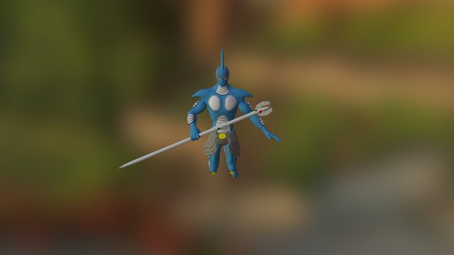 Elemental Hero Ocean 3D Model