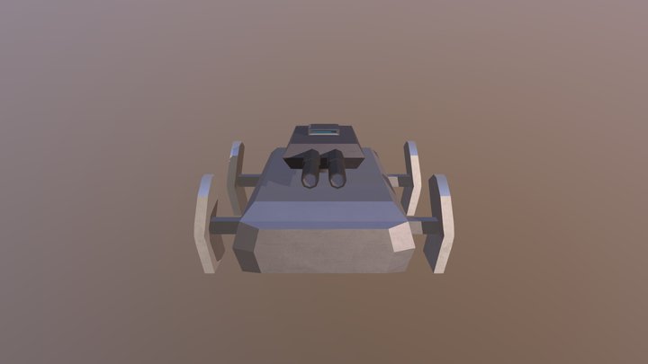 Hover Tank 3D Model