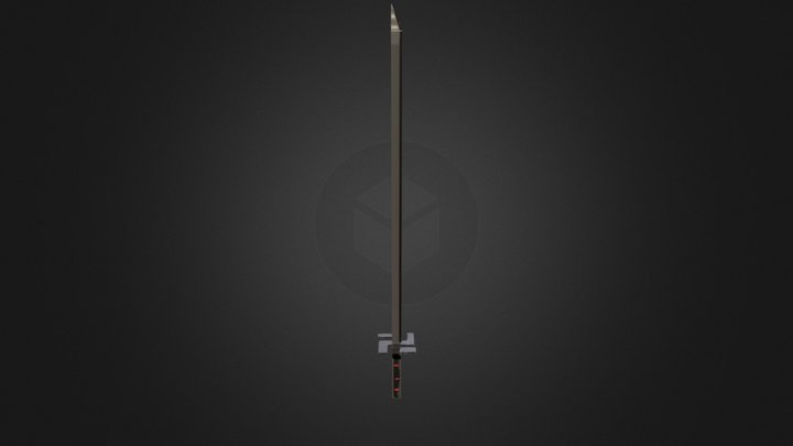 105051040 陳麒仲 sword 3D Model