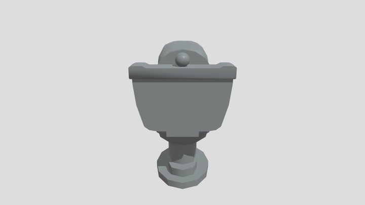 Skibidi Toilet Collectable 3D Model