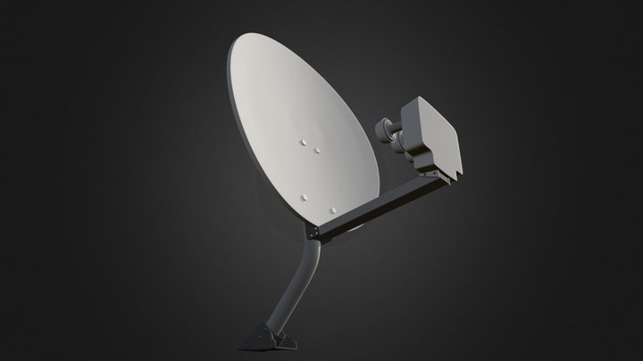 Satellite Dish 3D Model 3D Model