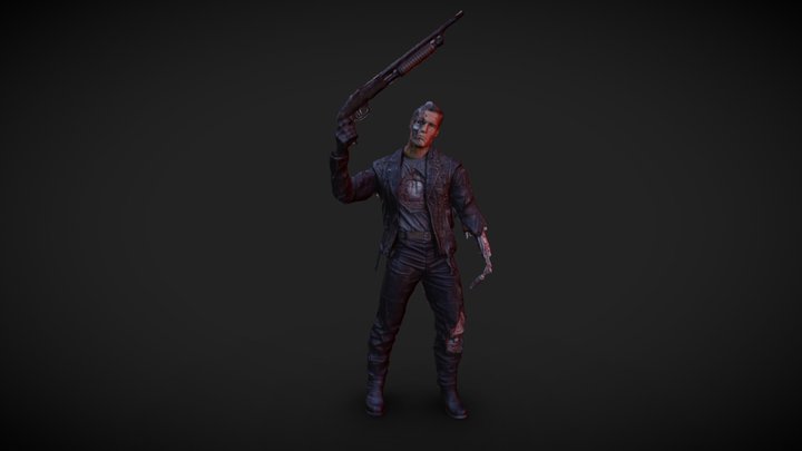 Terminator modelo 3D 3D Model