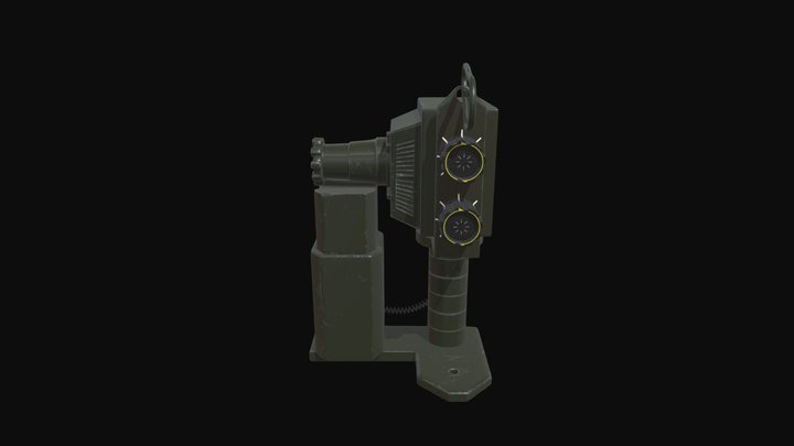 Motion Tracker 3D Model