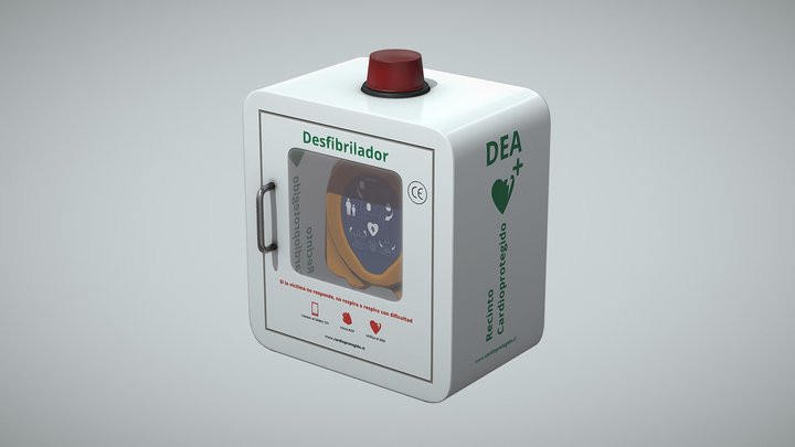 Defibrillator 3D Model