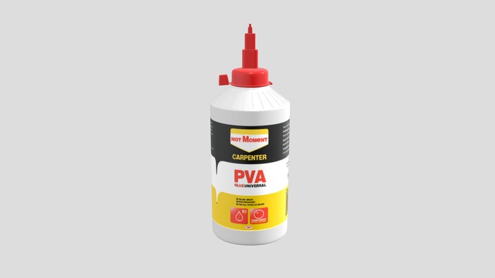 Tube of glue 3D Model