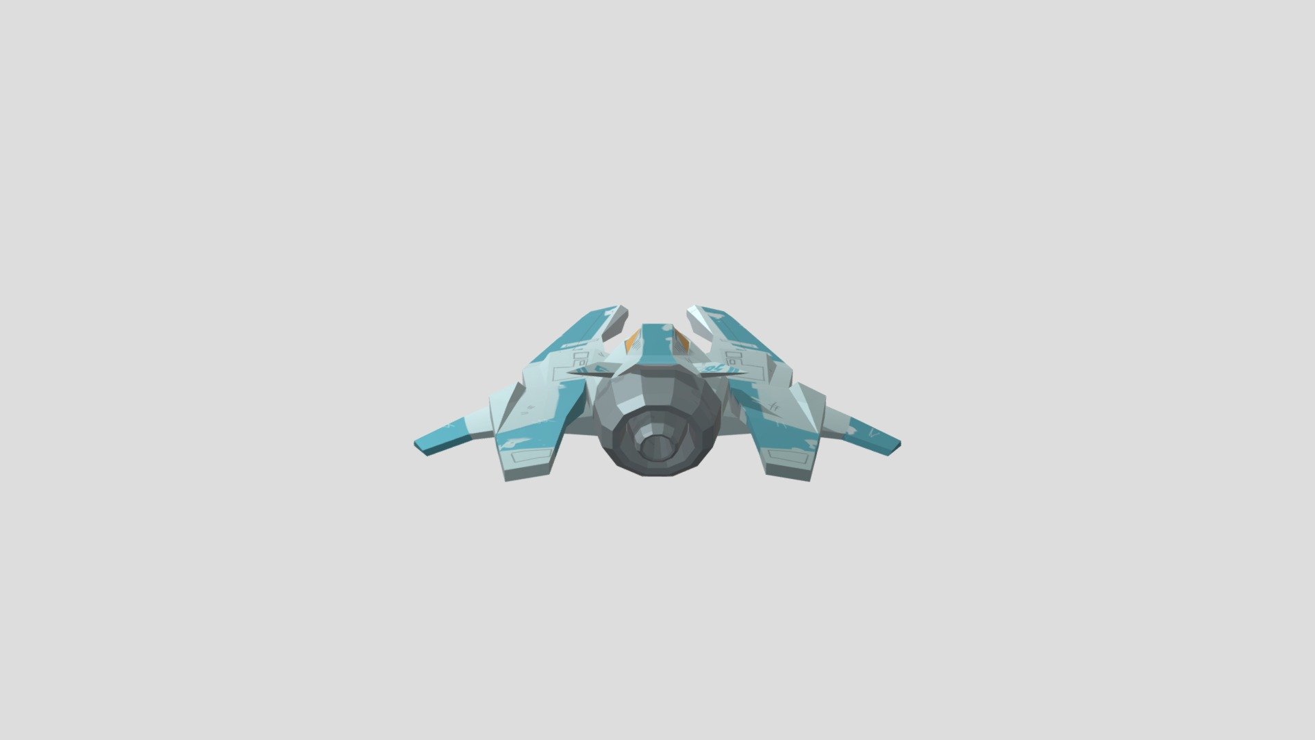 spaceship hero - 3D model by stinnaonthegimma [2754627] - Sketchfab