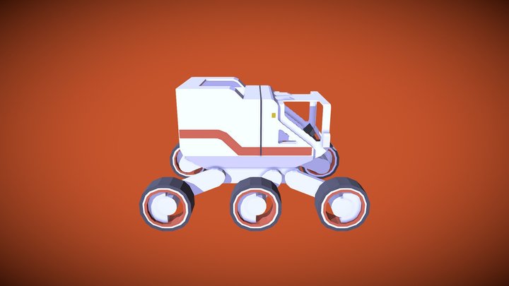 Mars Rover 3D Model