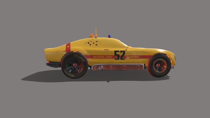 ZIL-112 from the Time Travel Control Service 3D Model