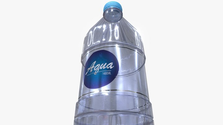 Water Bottle - 1480ml 3D Model