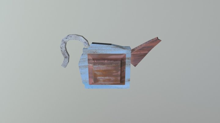 Watering Can 001 3D Model