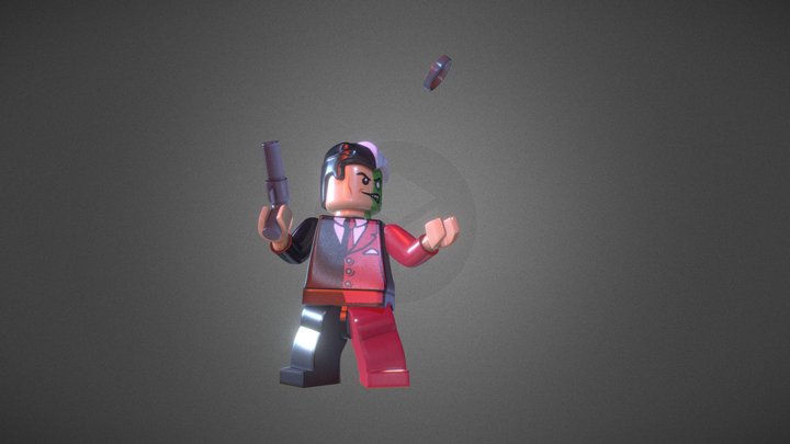 Lego Batman-TwoFace 60´s 3D Model