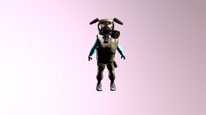 Тимоха сталкер из игры T.I.M.O.K.H.A:зов пирожка 3D Model