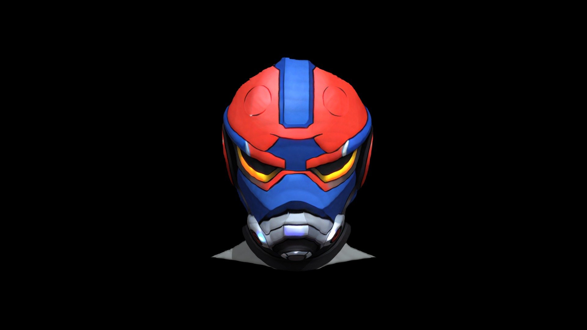 Helmet Mask Robot Cartoon 1164 - Download Free 3D model by klrxyz ...