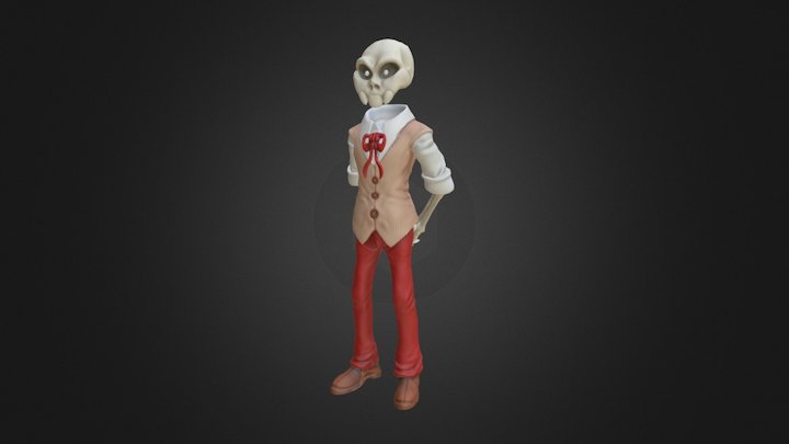 Hoefler the Skeleton 3D Model